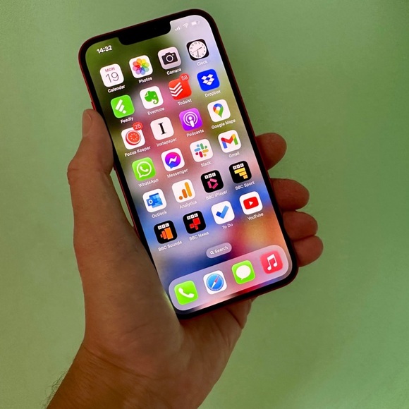 NEW Red Apple IPhone 14 Plus w/o box - Picture 3 of 4